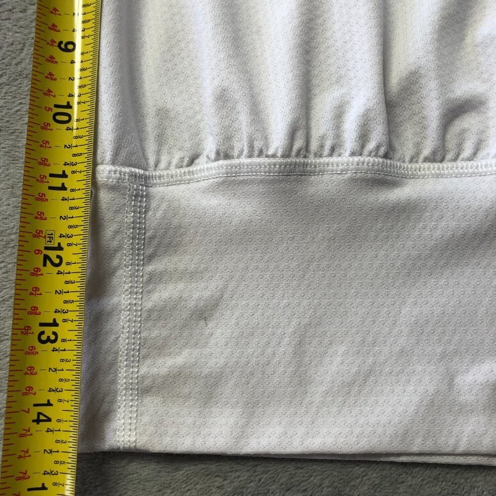 Lululemon No Limits Athletic Tank White / Blazer Fossil Size 6 - Picture 9 of 12